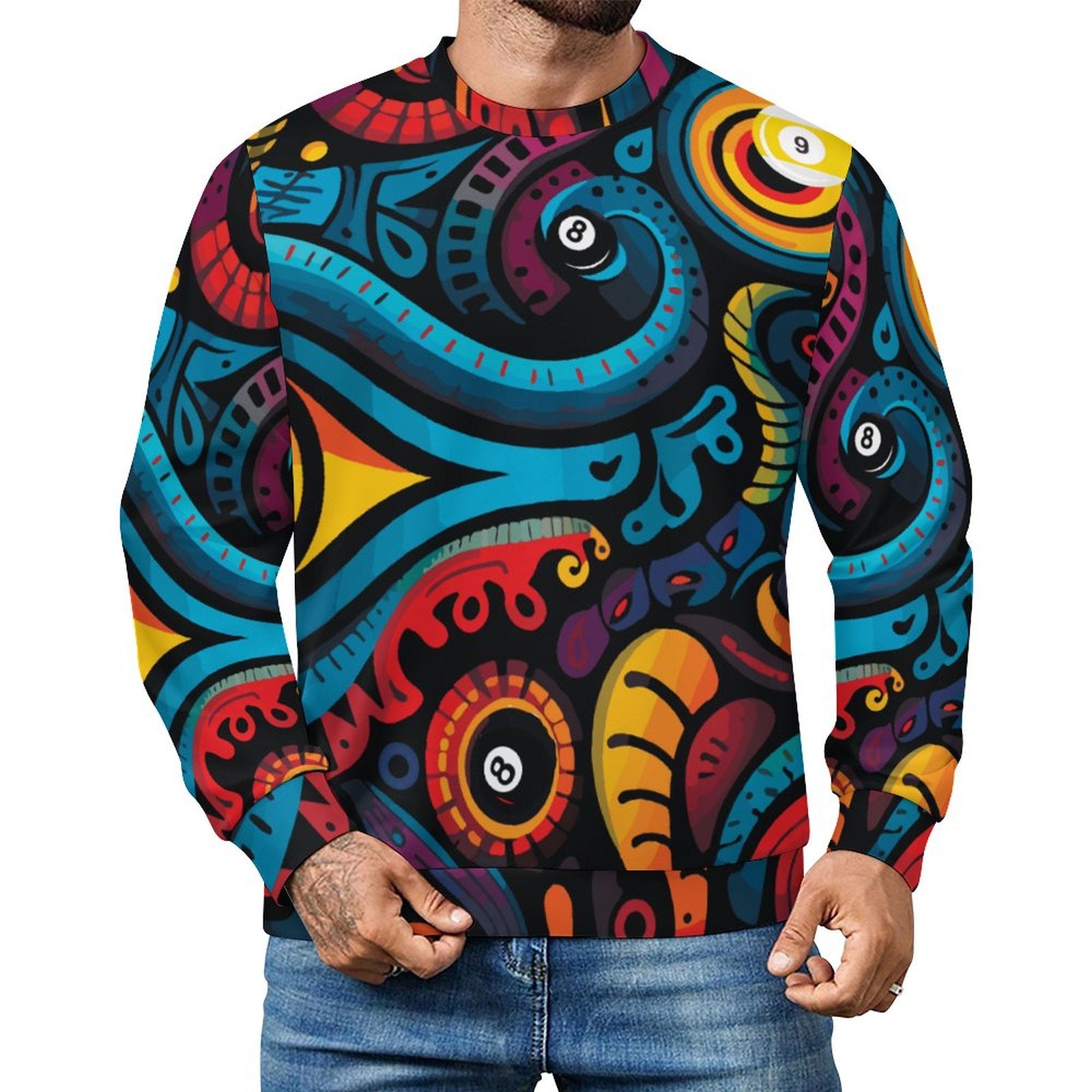 Dead Stroke Crew Neck Men's Sweatshirt