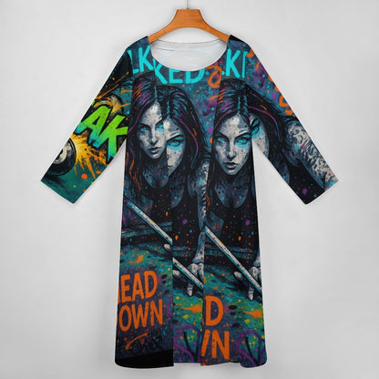 Chalked Up Long Dress Set