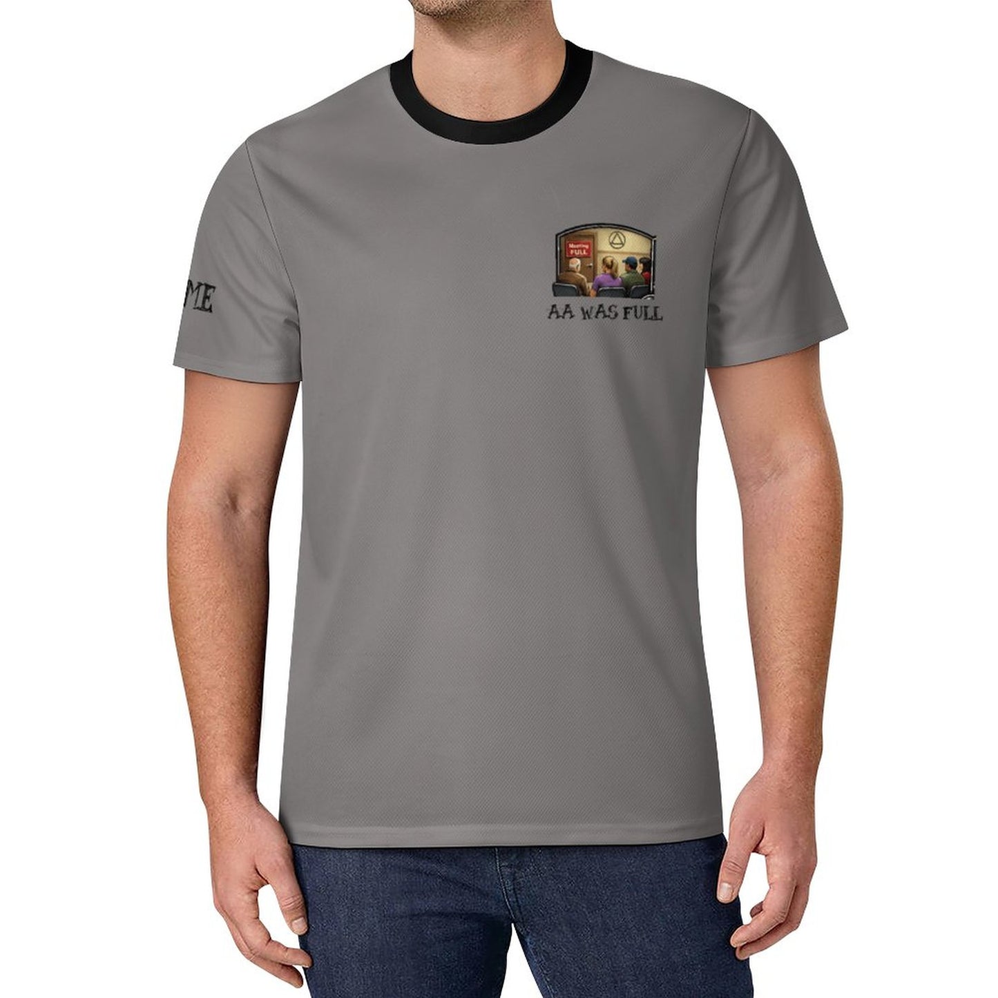 AA Was Full™ Short Sleeve Mesh Performance T-Shirt – Lightweight Crewneck