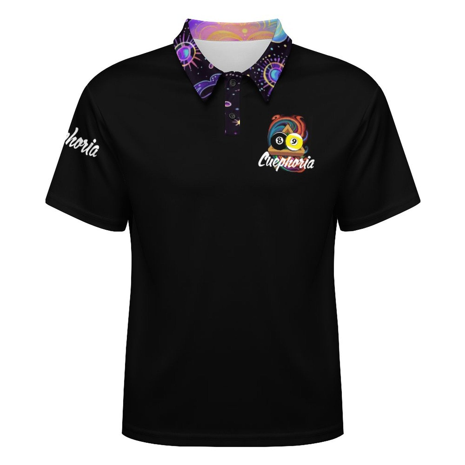 Cuephoria -  Button-Down Polo Shirt for Women