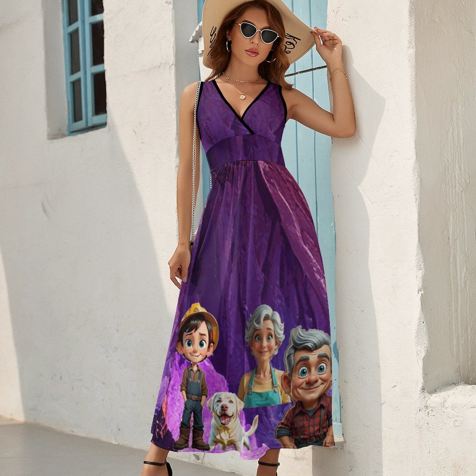 JTW v-neck dress