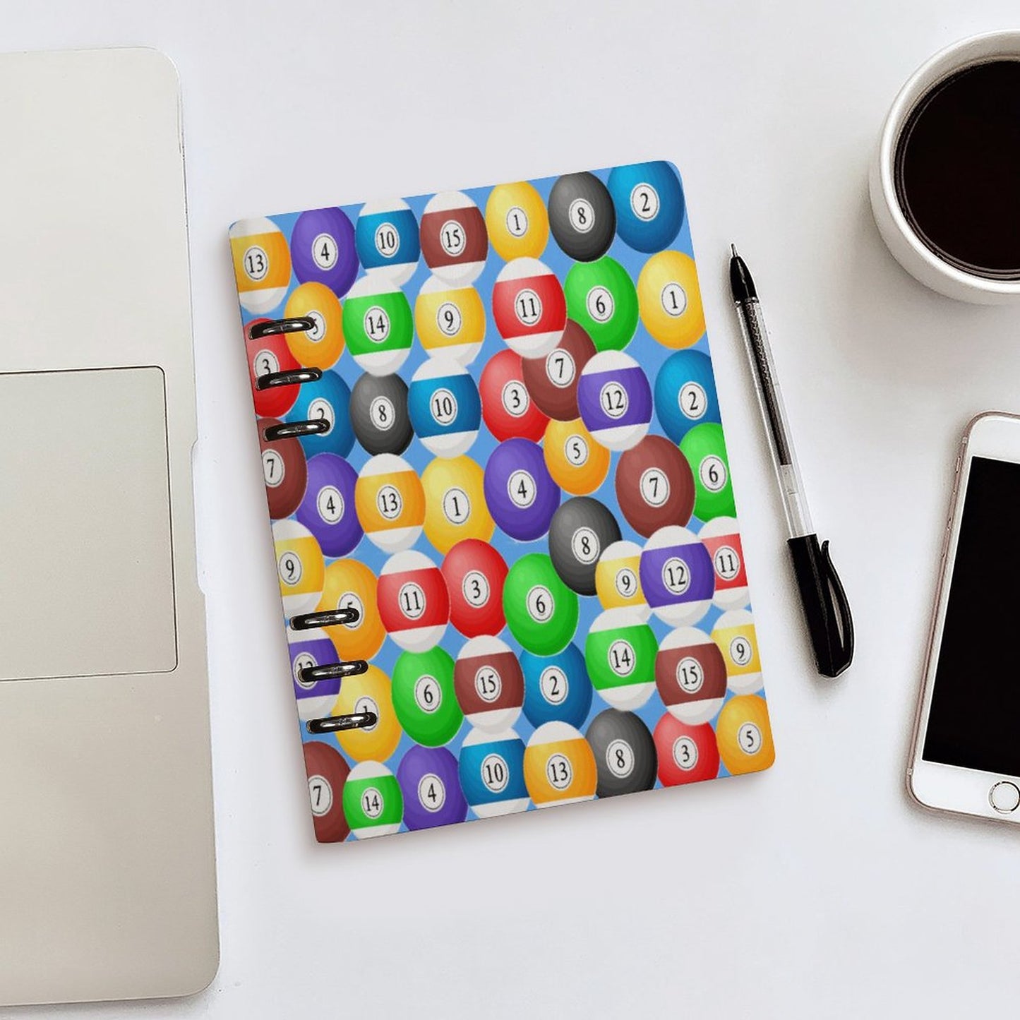 Pool Balls Collection: Loose Leaf Notebook