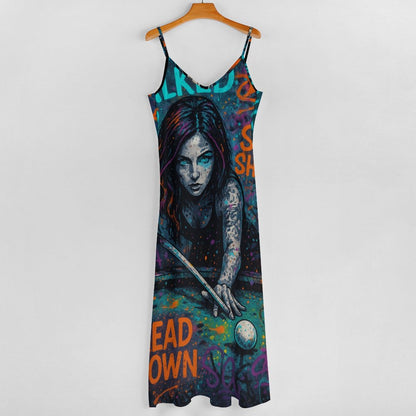 Chalked Up Ankle-length Slip Dress