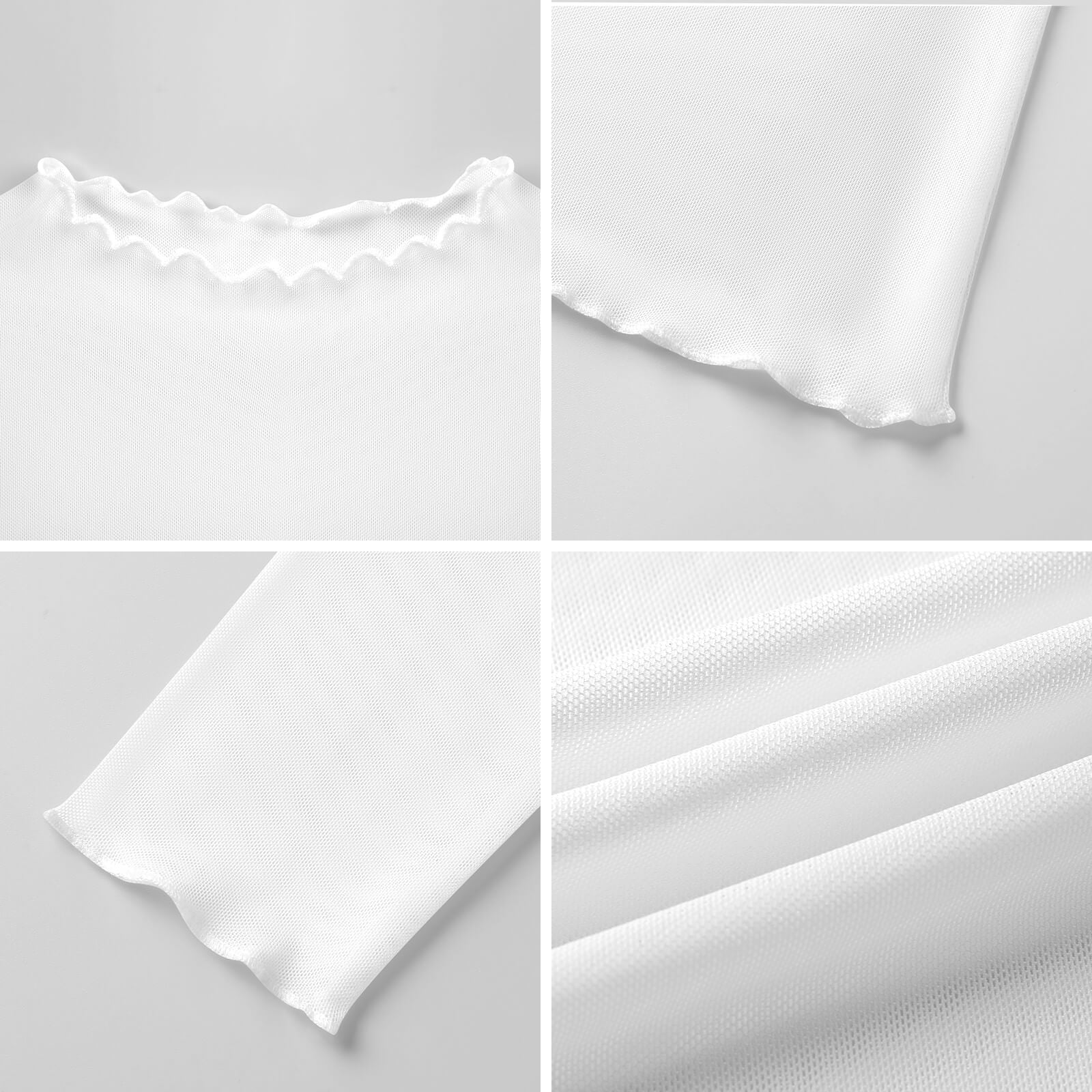 100gsm High Neck Mesh Top For Women(All-Over Printing)
