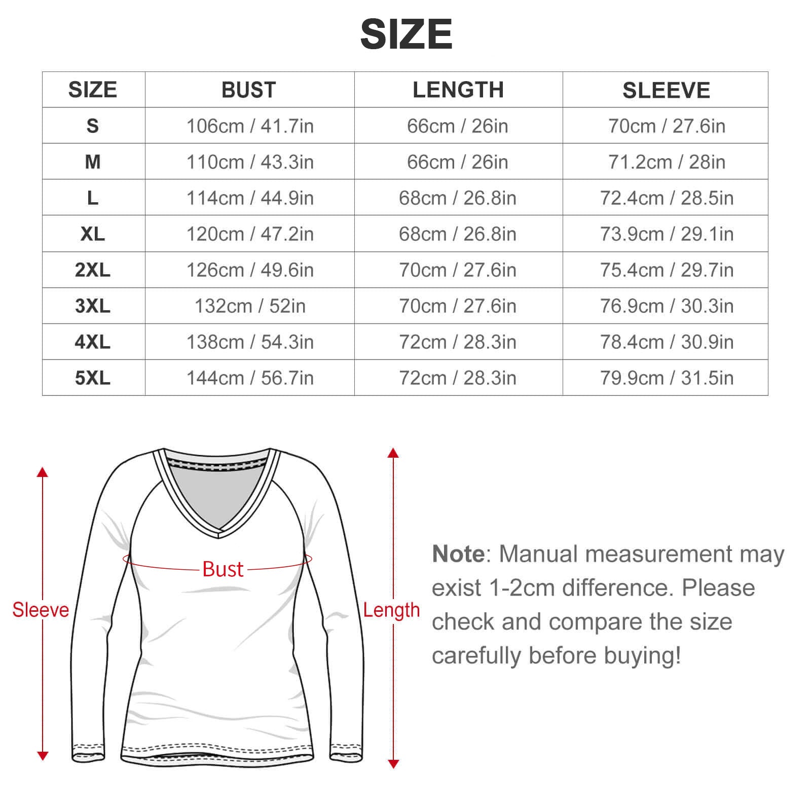 City Collection - Women's V-Neck Top