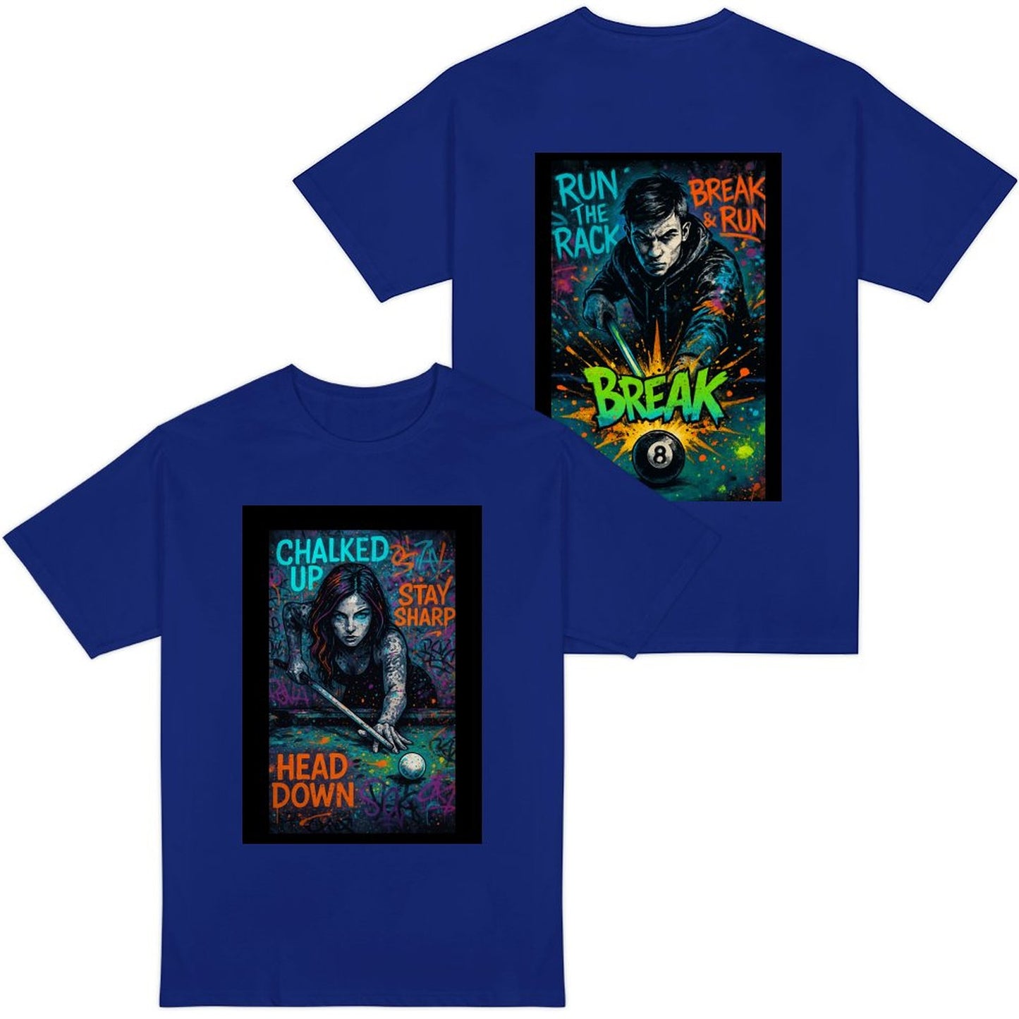 Chalked Up – Women’s Dual-Sided Graphic T-Shirt