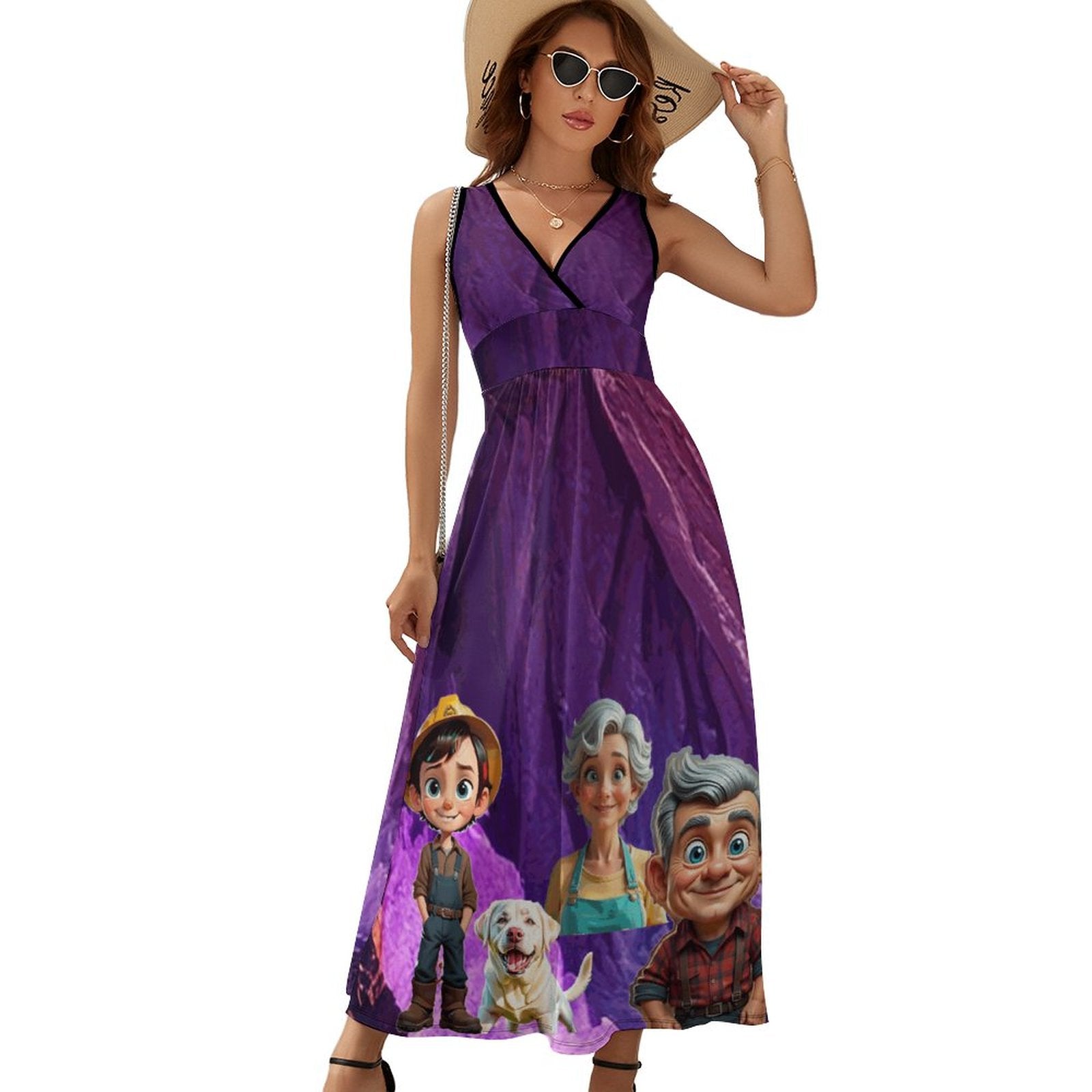JTW v-neck dress