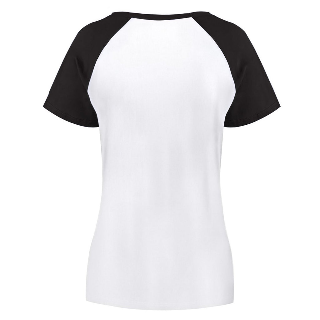 Chalked Up – Women’s Pool Player Graphic Raglan Tee