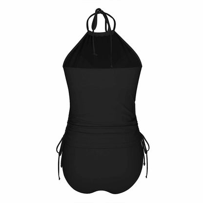 Just Playing Pool: High Neck 2-Piece Swimsuit Set