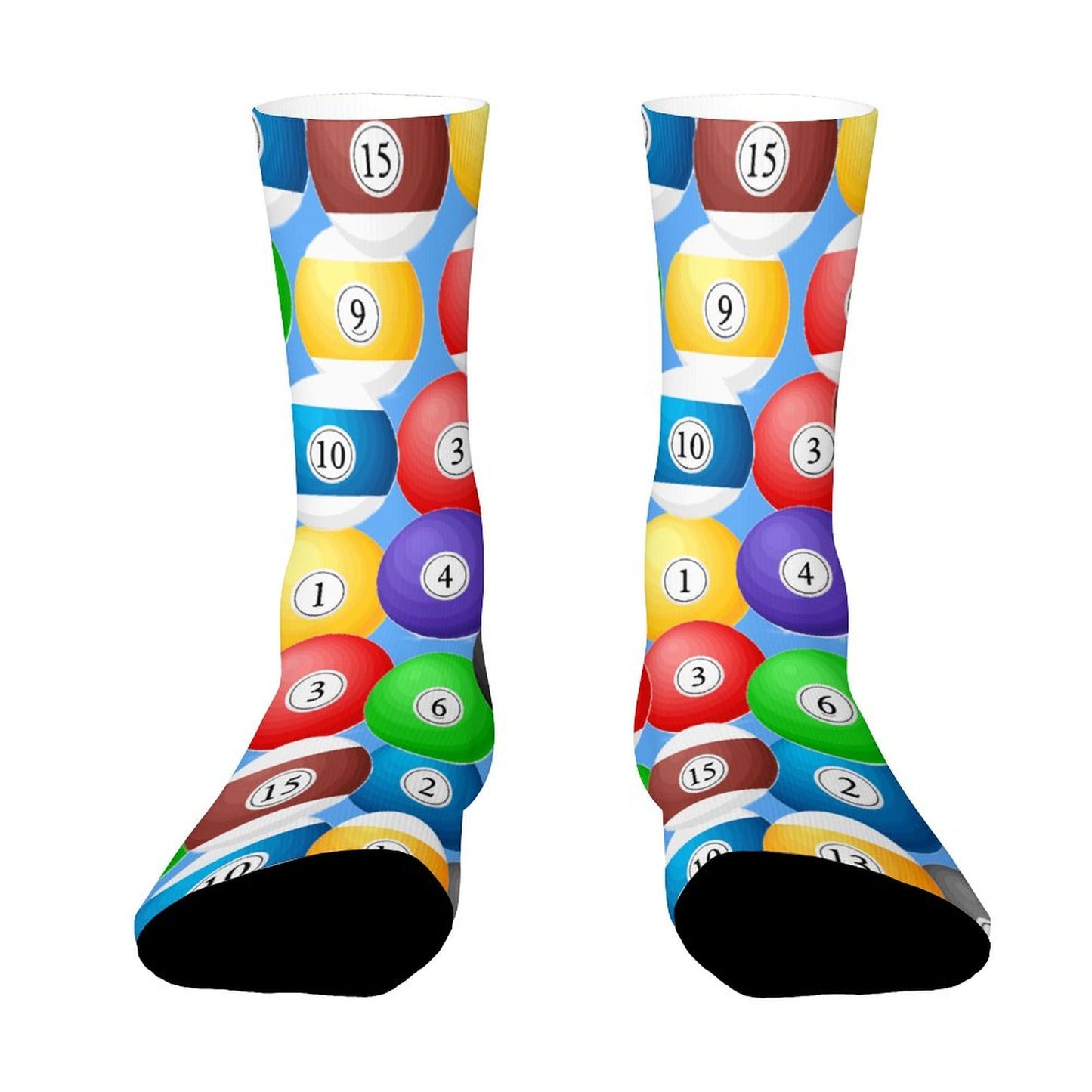 Personalized Contrast Color Socks for Adults