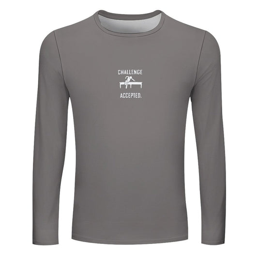 Challenge Accepted  Cotton Long Sleeve T-shirt for Men