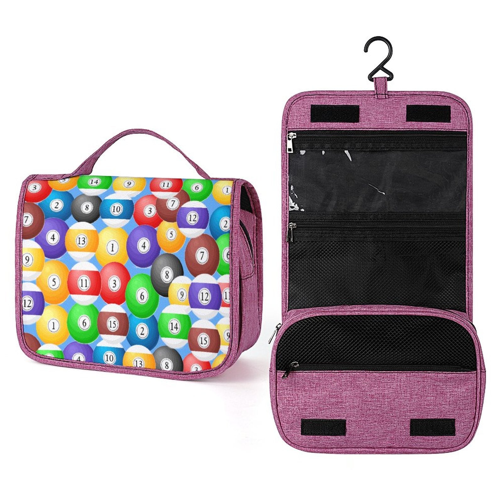 Pool Balls Collection: Travel Hanging Toiletry Bags