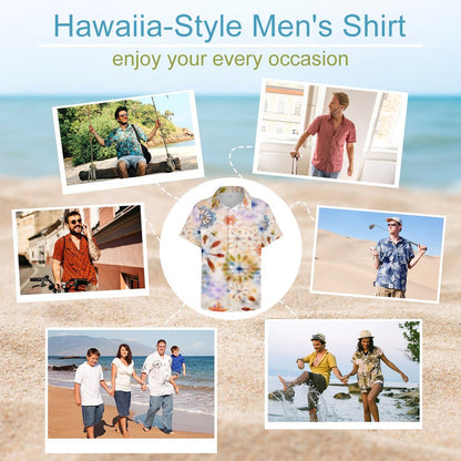Spring Explosion Men's Short Sleeve Button down Shirt with Pocket(XS-7XL)
