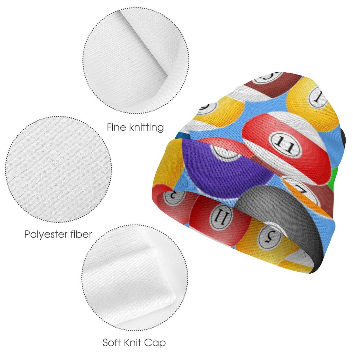 Pool Balls Collection: Classic Knit Hat