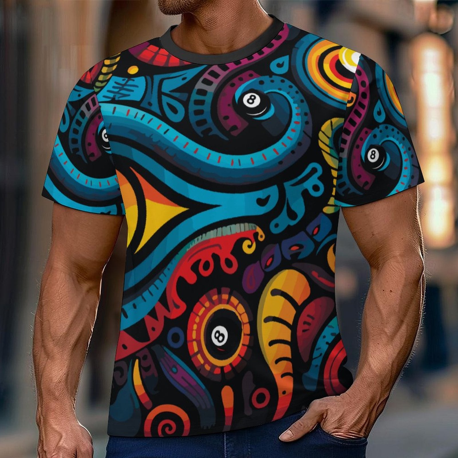 Dead Stroke Men's Casual T-Shirt(