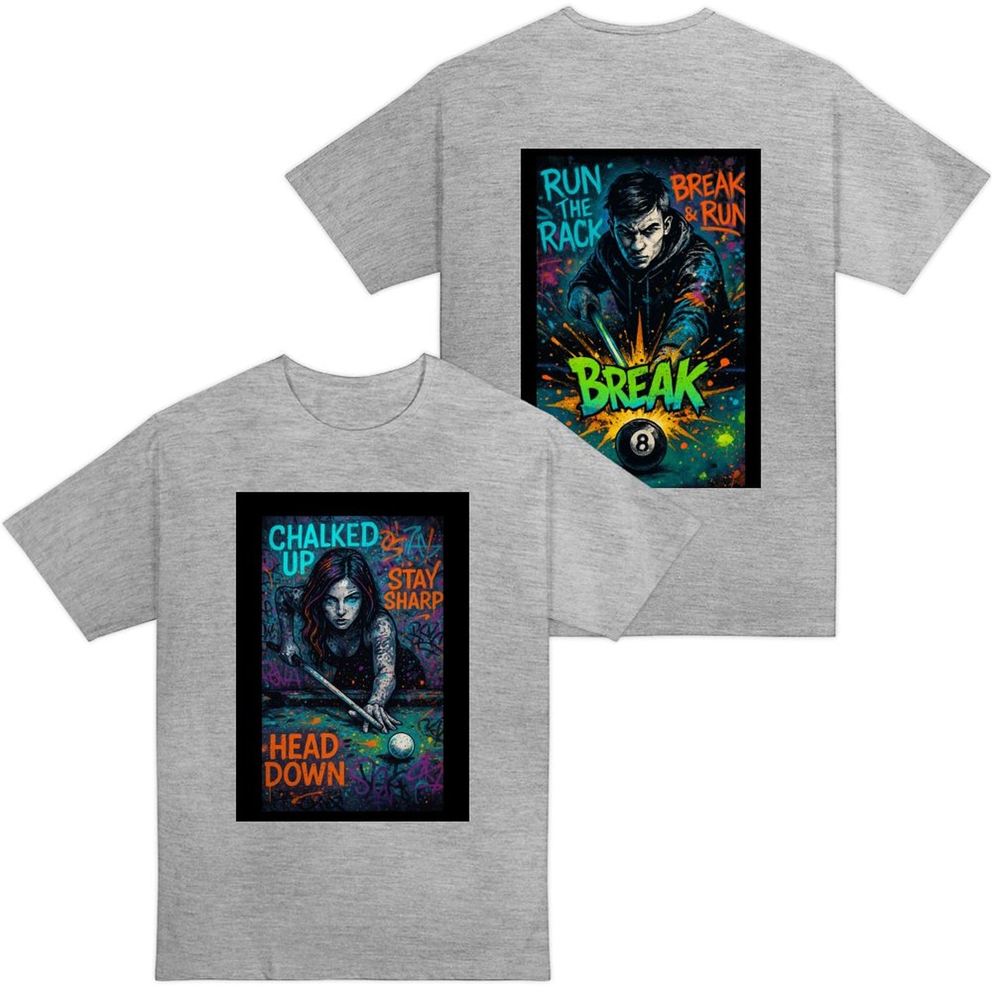 Chalked Up – Women’s Dual-Sided Graphic T-Shirt