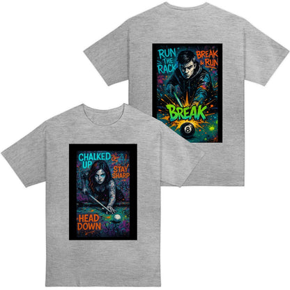 Chalked Up – Women’s Dual-Sided Graphic T-Shirt