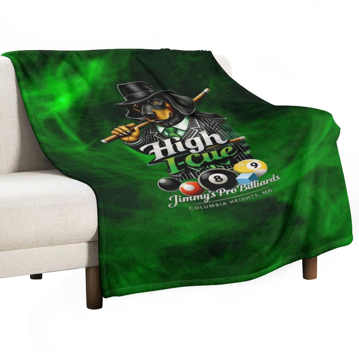 High I-Cue MN Flannel Throw Blanket for Bedroom-30"×40"