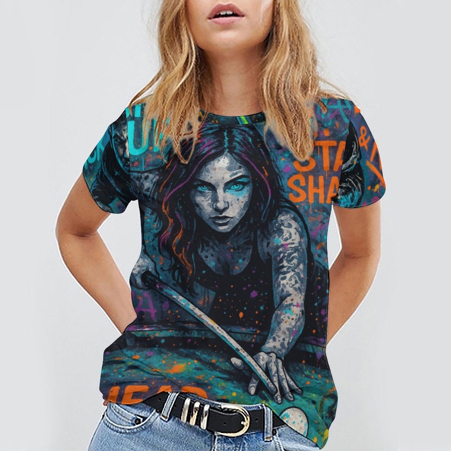 Chalked Up Women Short Sleeve Shirt