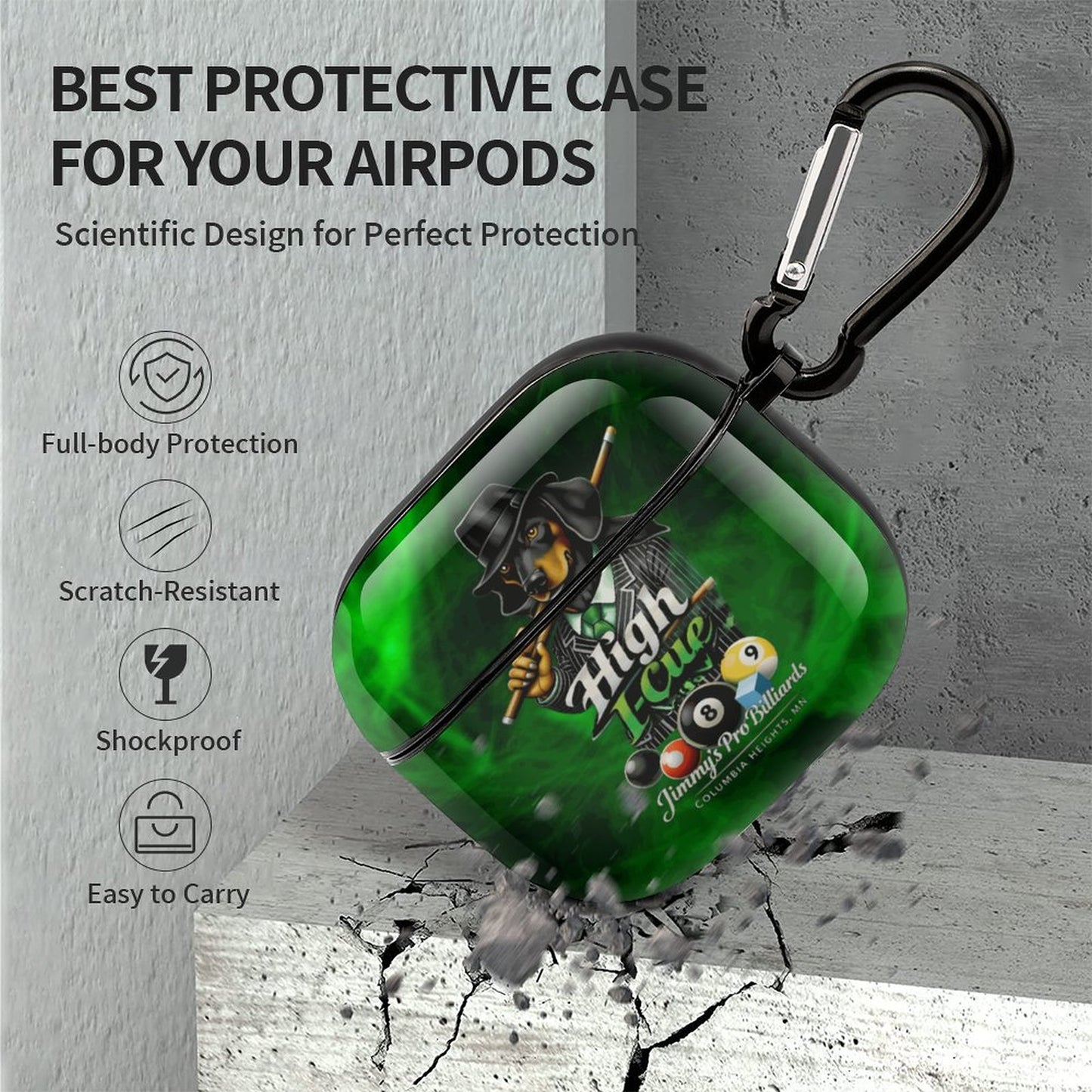 High I-Cue MN Airpods 3rd Generation Case Cover (All-Over Printing)