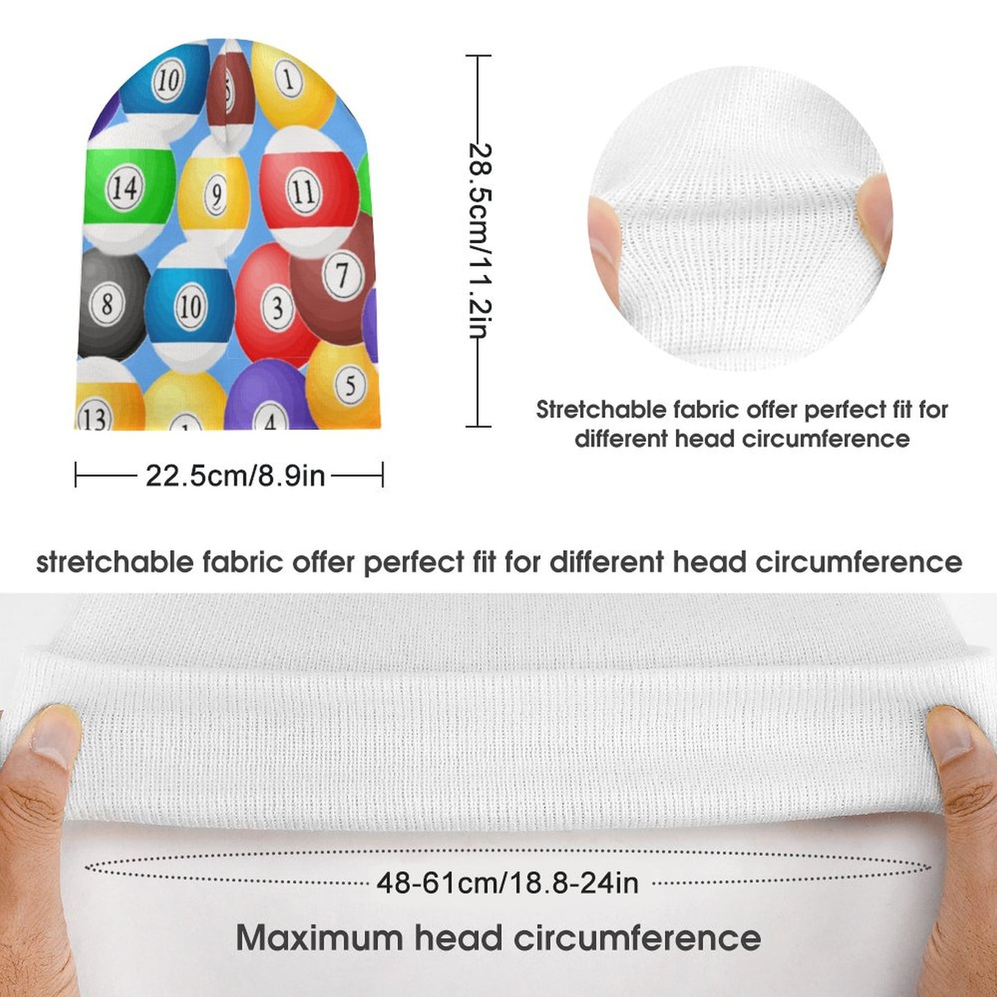 Pool Balls Collection: Classic Knit Hat