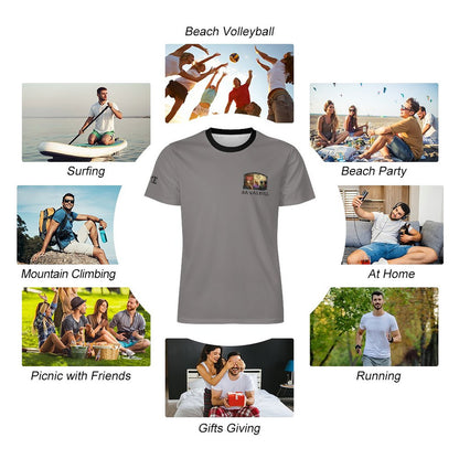 AA Was Full™ Short Sleeve Mesh Performance T-Shirt – Lightweight Crewneck