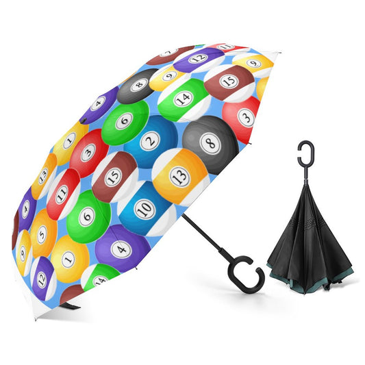 Pool Balls Collection: Car Reverse Umbrella