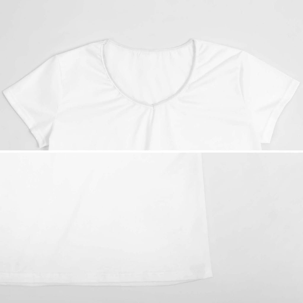 V-neck Short Sleeve T-Shirt(All-Over Printing)