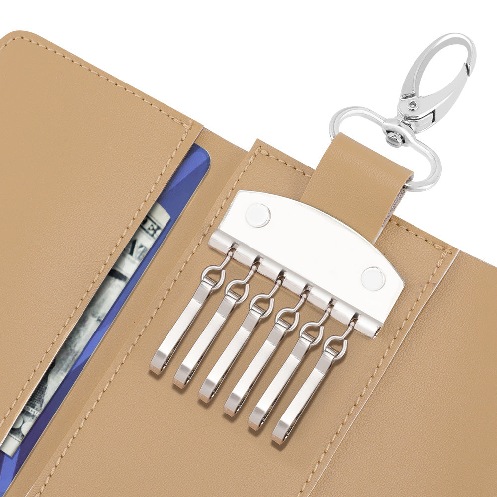 Leather Key Holder Pouch -Committed to Chaos