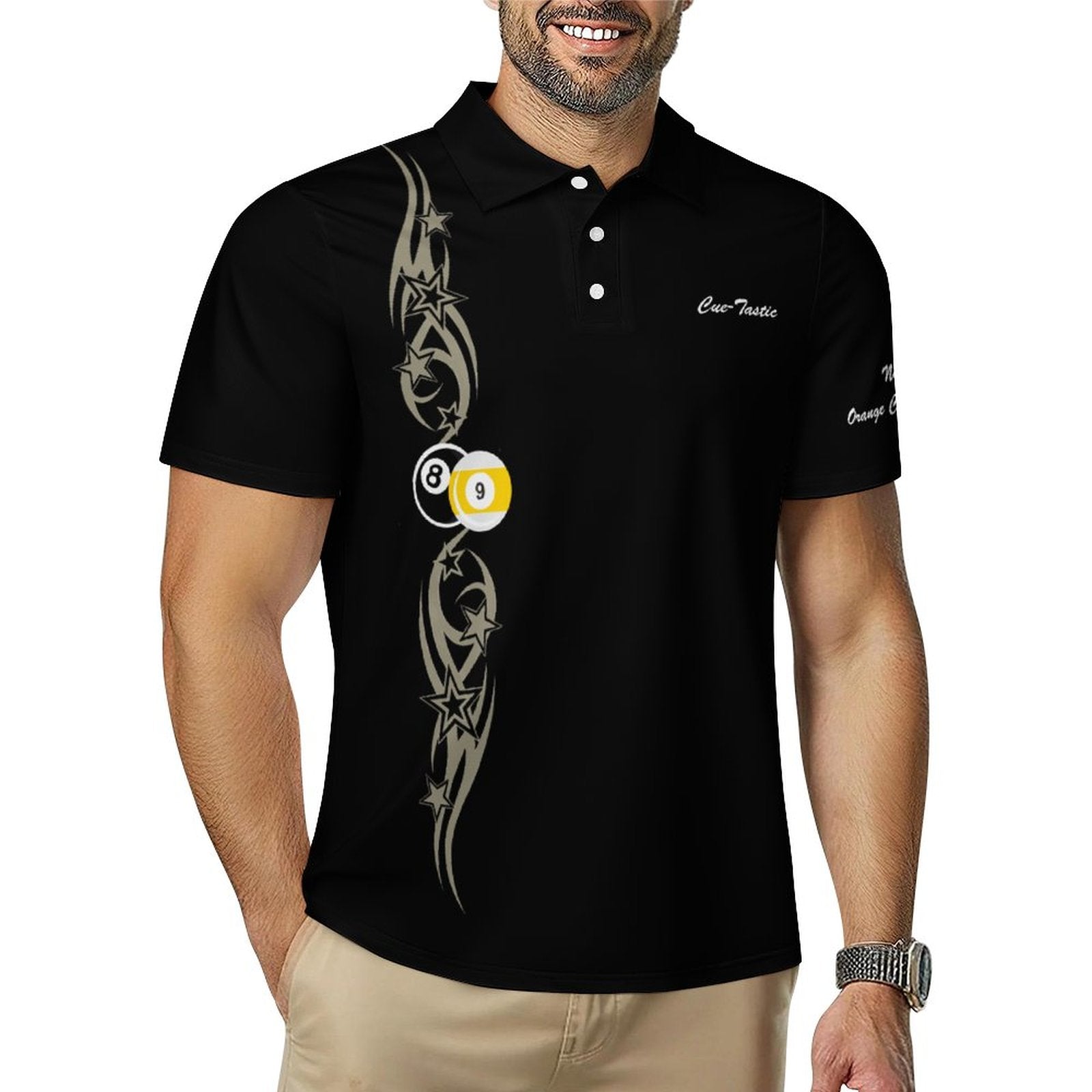 CueTastic Men's Quick Dry POLO Shirt V2