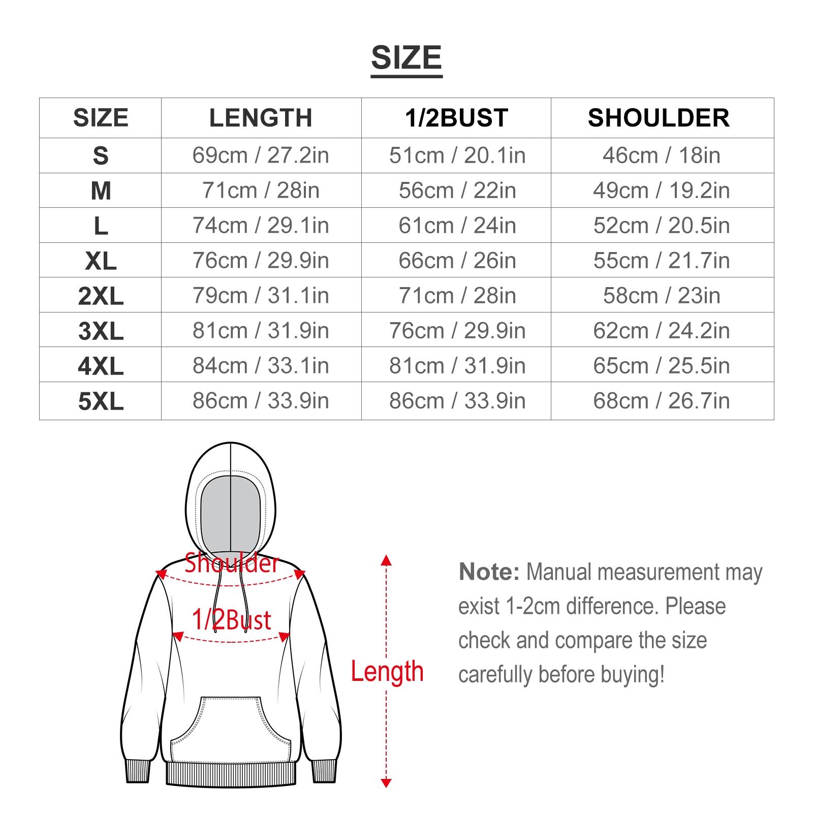 One  Wheel Love.  Cotton Hoodie with Pocket