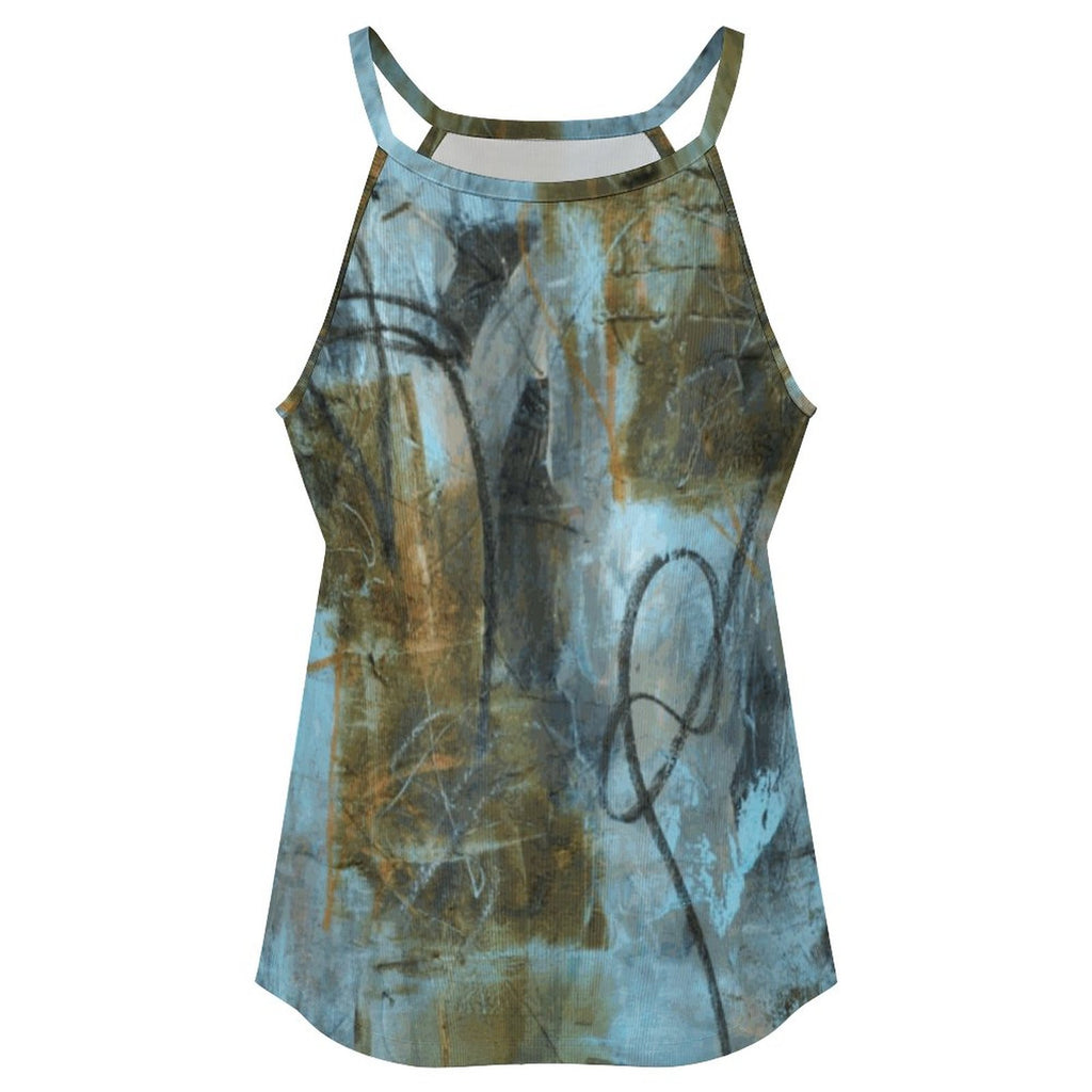 High Neck Tank Top(All-Over Printing)
