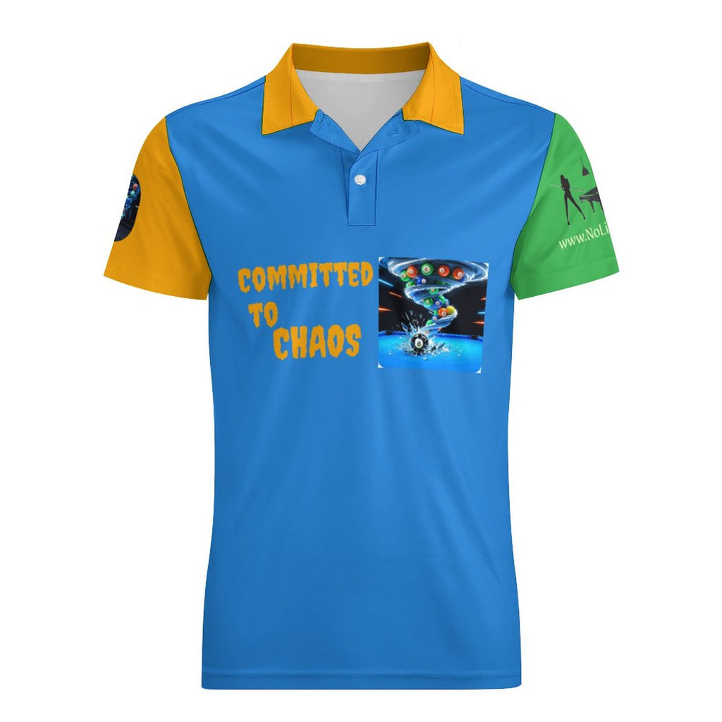 Team Shirt - Committed to Chaos Cooling Polyester Men's POLO T-shirt