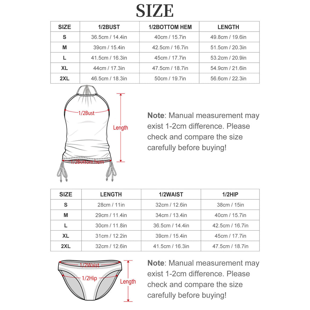 Just Playing Pool: High Neck 2-Piece Swimsuit Set