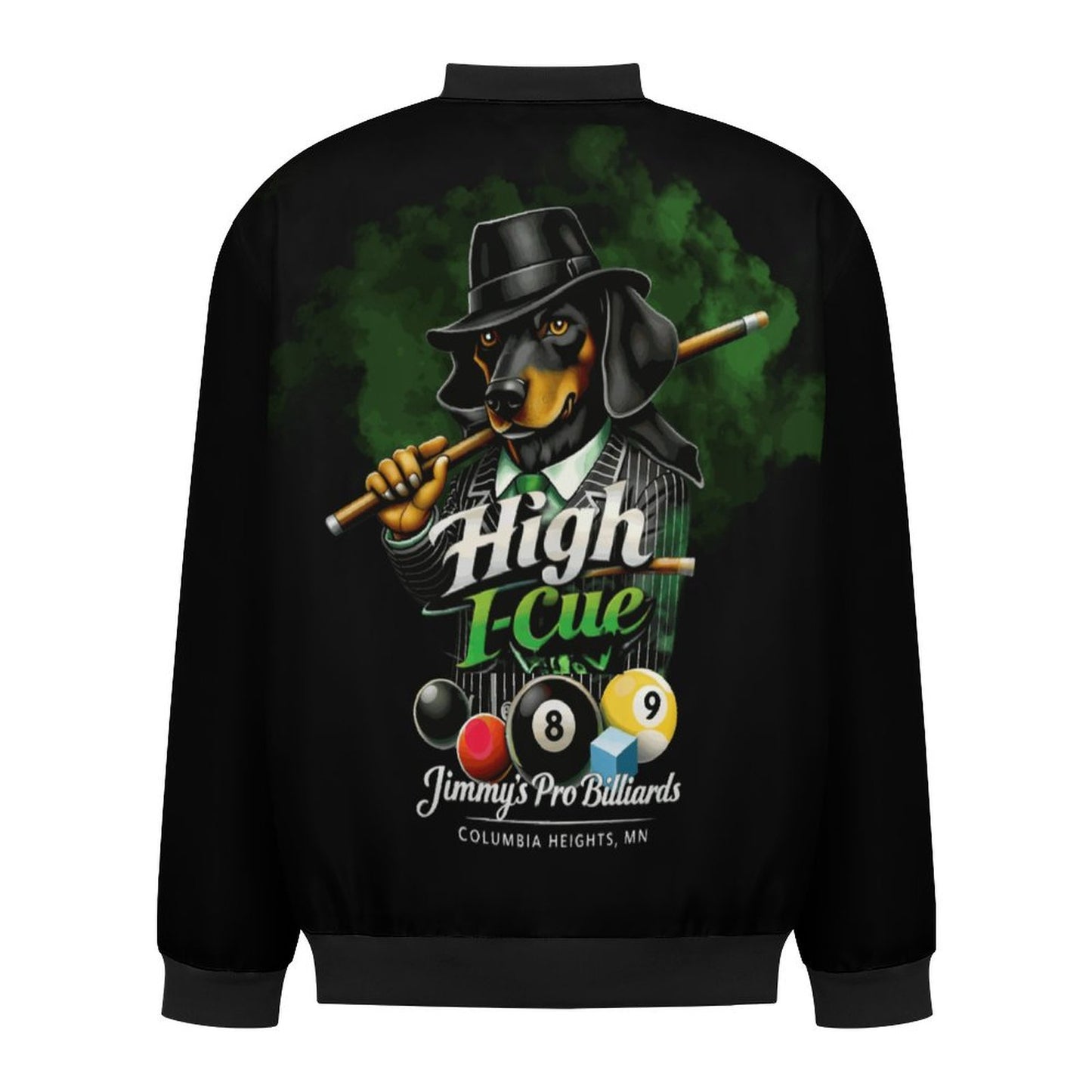 High I-Cue MN Zipper Bomber Jacket