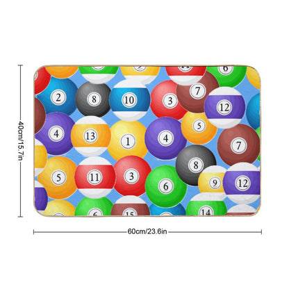 Flannel Non-slip Floor Mat-16"x24"/40x60cm