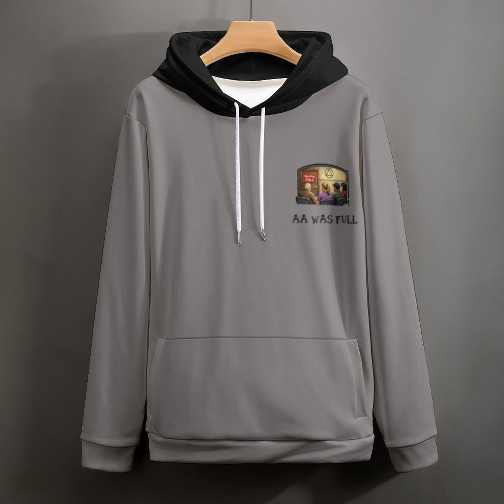 "AA Was Full" Women’s Premium Pullover Hoodie – Double-Layer Hood, Soft Stretch Fabric