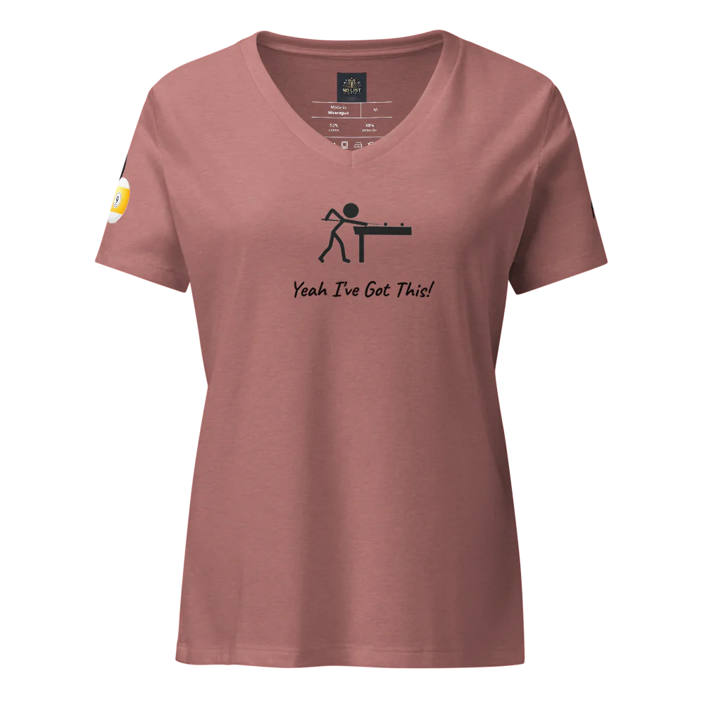 It's in my DNA - Women's Relaxed V-Neck T-Shirt black print