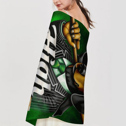 High I-Cue MN Cashmere-like Tassel Scarf