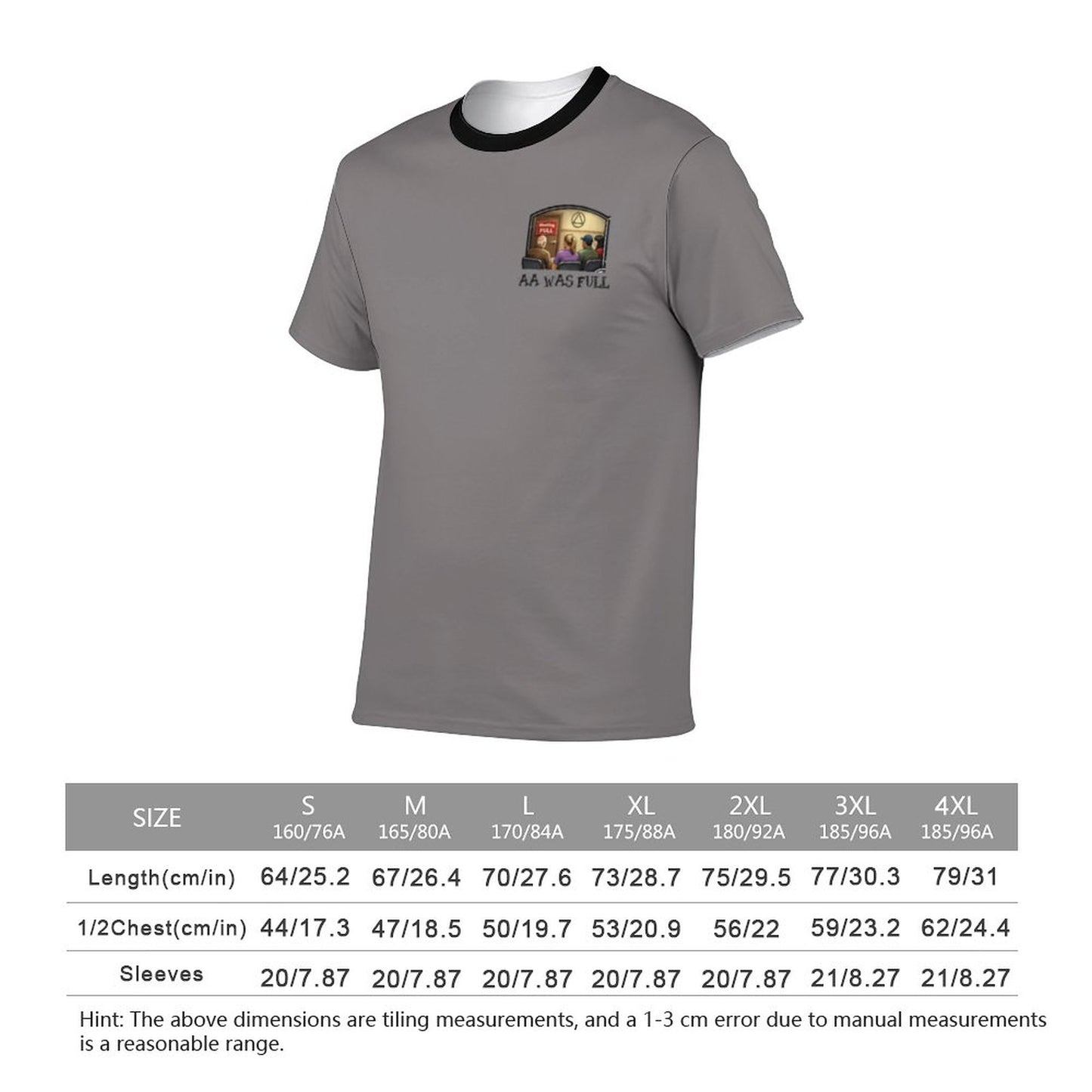 "AA Was Full" Women’s Short Sleeve Performance T-Shirt – Breathable, Stretch Fit Crewneck