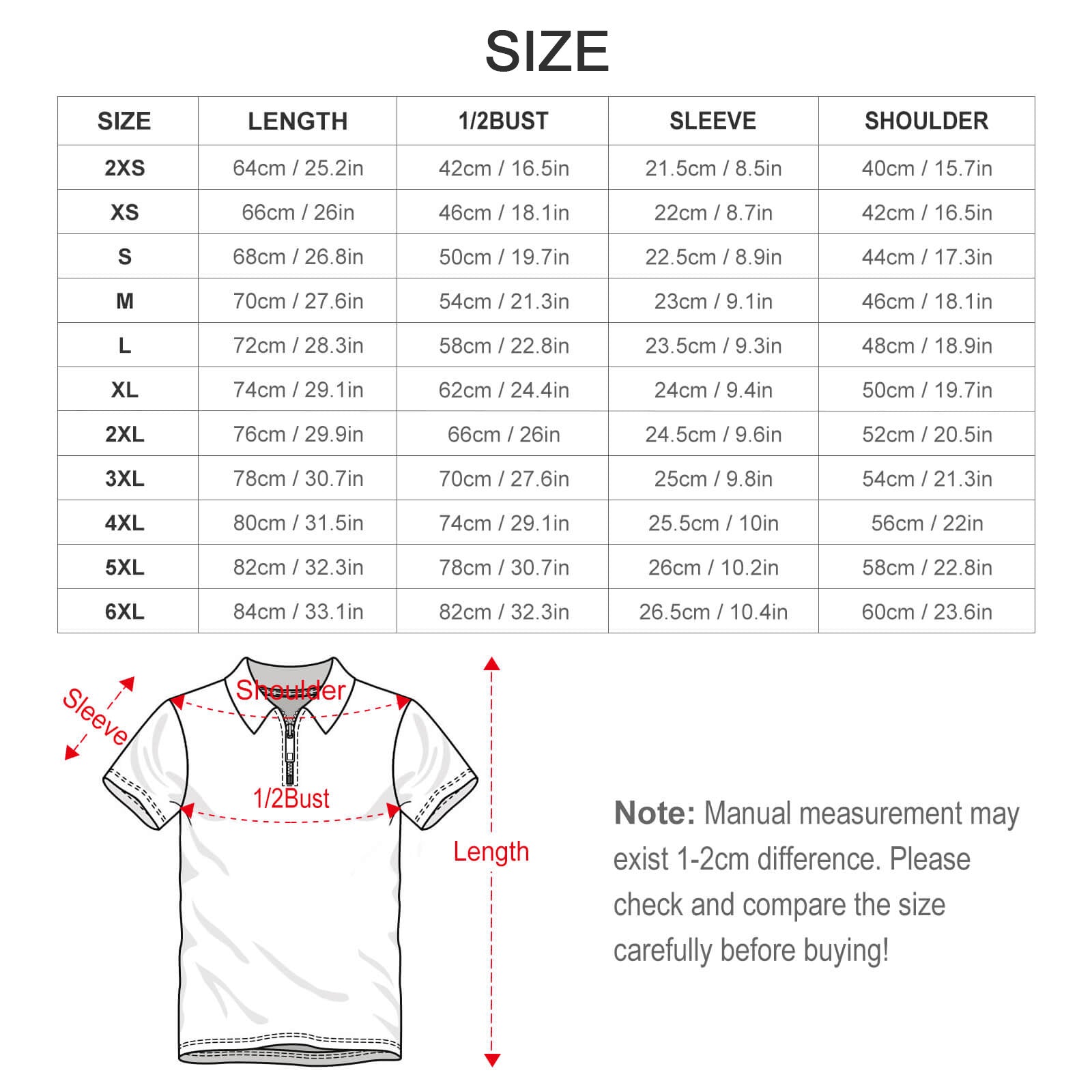 Dead Stroke Cotton Zip Short Sleeve POLO Shirt for Men(