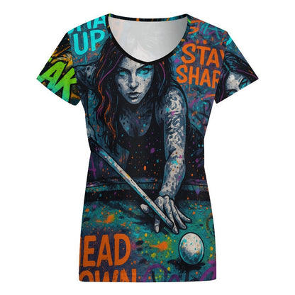 Chalked Up V-neck Short Sleeve T-Shirt