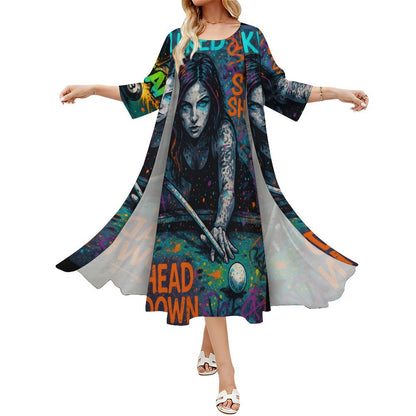 Chalked Up Long Dress Set