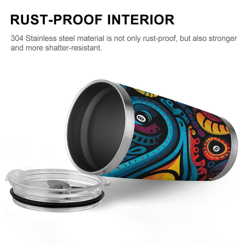 20oz Silver Rim Car Cup(All-Over Printing)
