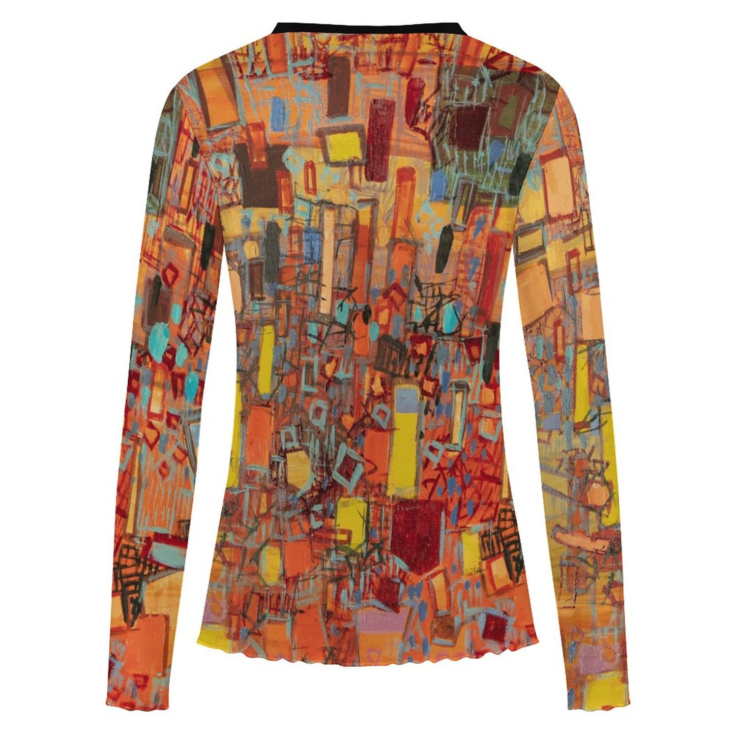 City Collection -  Long Sleeve Mesh T-Shirt