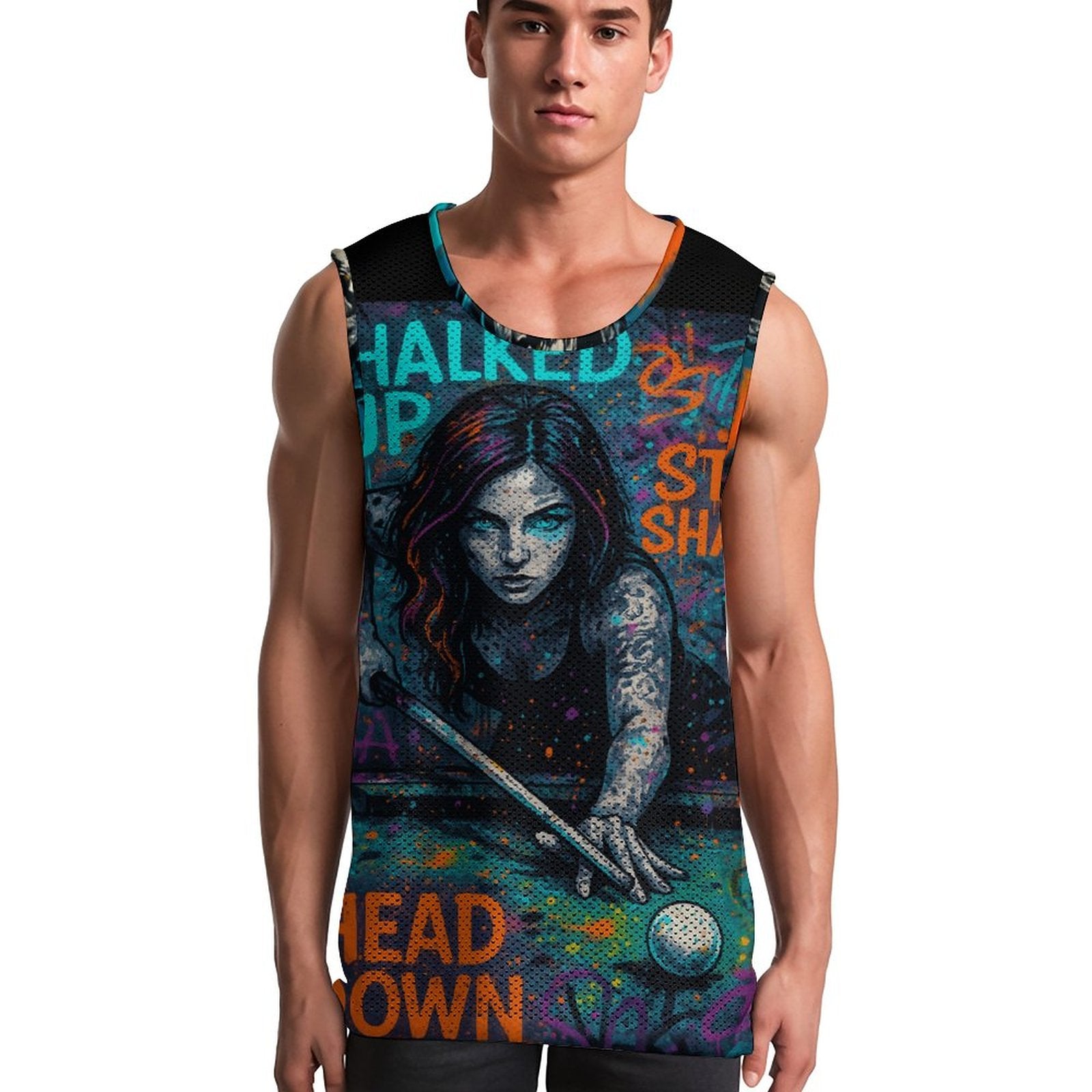 Chalked Up – Men’s Quick-Dry Tank Top