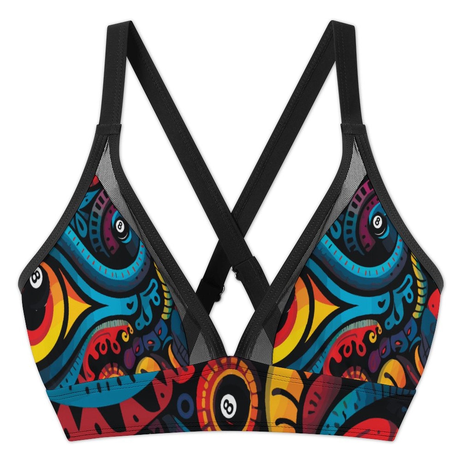 Dead Stroke Netted Swimsuit Set For Women