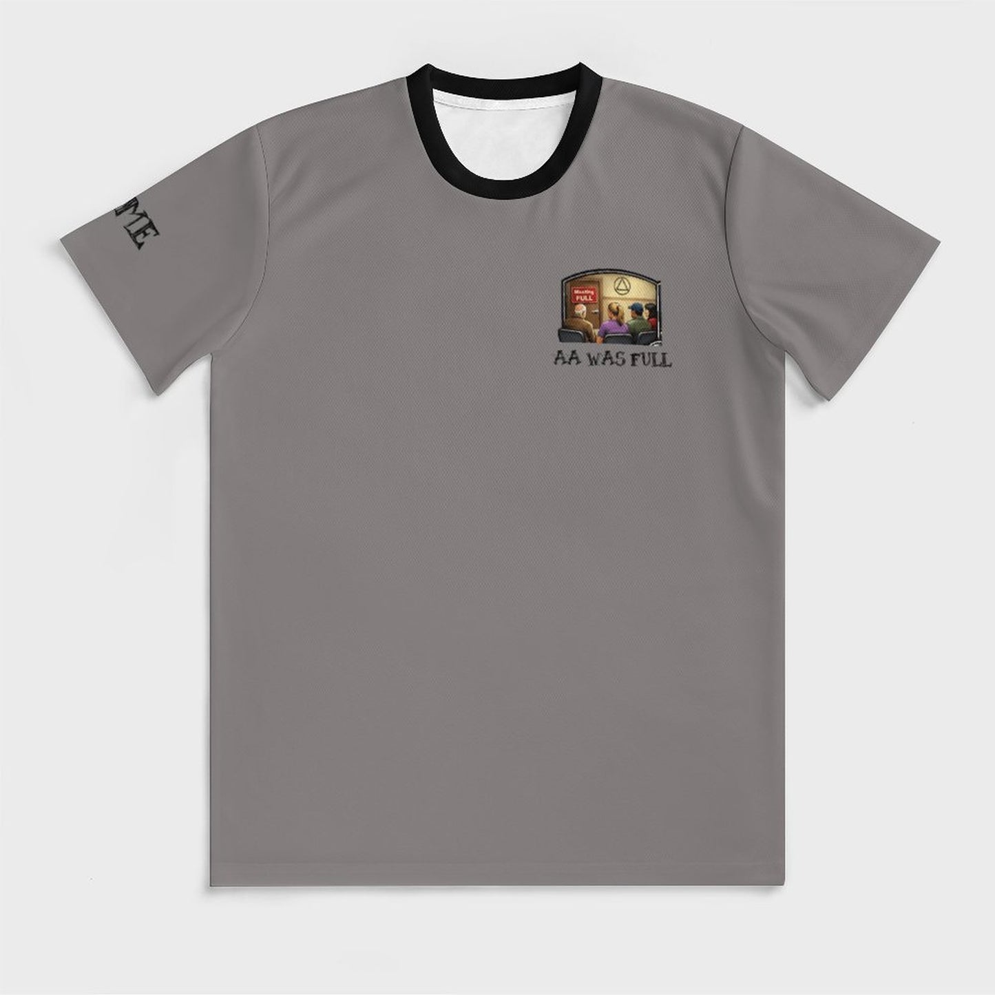 AA Was Full™ Short Sleeve Mesh Performance T-Shirt – Lightweight Crewneck