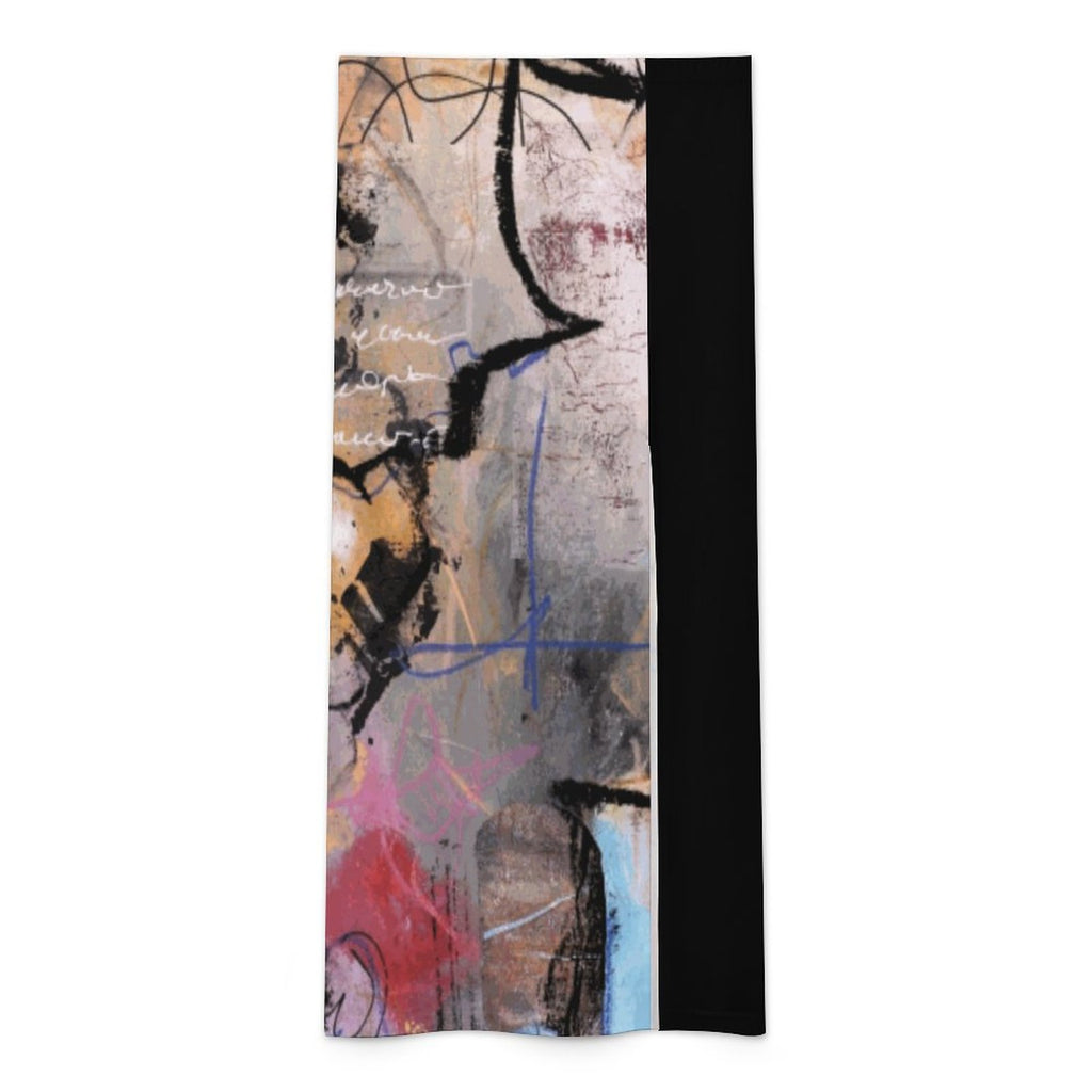 City Collection - Sheer Mesh Skirt with High Slit