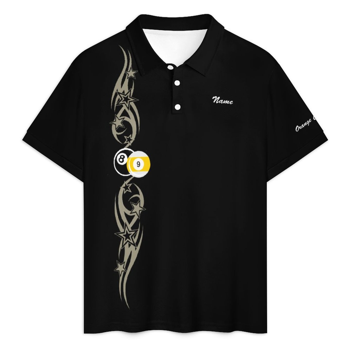 Cue-Tastic Team Shirt - Men's Short Sleeved Polo Shirt and Short Set